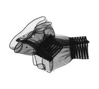 FOMIYES Polsini da Donna in Chiffon con Strati Floreali Maniche Finte Leggere e Morbide per Matrimoni Cosplay e Halloween Accessorio Versatile per Moda Lolita