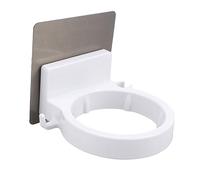 FOMIYES Porta Asciugacapelli Da Parete Senza Perforazione Mensola Organizer Per Bagno Supporto Adesivo Per Phon Design Semplice E Resistente Per Risparmiare Spazio Casa