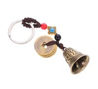 FOMIYES Portachiavi in Rame Pendente Campanella Decorativa Sei Caratteri Antichi Stile Cinese, Creativo e Delicato, Non Danneggia la Mano, per Uso Quotidiano