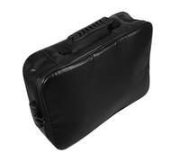 FOMIYES Portadocumenti Ignifuga con Serratura Organizer Multilivello Portatile per Certificati Passaporti e Documenti Capacità per Casa e Resistente e