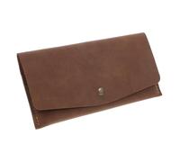 FOMIYES Portafoglio in pelle sintetica vintage per bilancio con tasche multi carte sistema buste sicure compatte e per uomini e donne organizzatore di cassa pratico