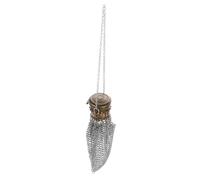 FOMIYES Portamonete Inglese Vintage Anni Venti in Ferro a Rete Argento | Chiusura Sicura, Catena Lunga Inclusa, Stile Britannico Retrò, per Piccoli Accessori, Borsa e Appuntamenti Colore Casuale