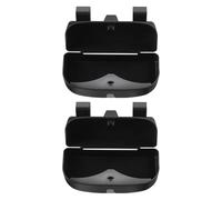 FOMIYES Portaocchiali da Sole per Auto 2 Pezzi Clip, Custodia Rigida da Viaggio per Visiera Parasole, Organizer Interno Veicolo Compatibile Tutti i Tipi di Occhiali