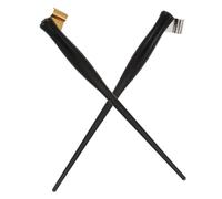 FOMIYES Portapenne Calligrafia Obliquo in Resina 2 Pezzi, Manici Portapennino Leggeri e Stabili per Ufficio e Scuola, Strumenti per Scrittura Artistica e Disegno Portatile