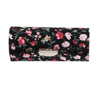 FOMIYES Portarossetto Specchio e Ricamo Floreale, Custodia Compatta per Tubetti di Rossetto, per Beauty Case e Trousse Trucco da Donna
