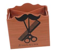 FOMIYES presa per forbici da parrucchiere bidone del compost da appoggio stand pressori palo coda tool box valigia portautensili porta forbici rastrelliera per pettini da barbiere plastica