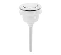FOMIYES Pulsante per Scarico Wc a Bottone Singolo per Coperchio Serbatoio | ABS Argento, Design Robusto e Antiruggine, Facile da Smontare, Uso Domestico, Risparmio Idrico Colore Casuale