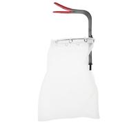 FOMIYES Rete Raccoglitrice per Frutta con Forchetta in Ferro e Plastico Bianco, Accessorio Versatile per Raccolta Pere e Limoni in Giardino e Frutteti