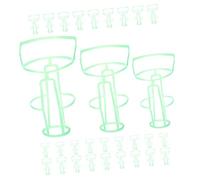 FOMIYES Reti Sospese per Flaconi di Infusione 30 Pezzi, Coperture in Rete Riutilizzabili per Bottiglie Soluzione Salina 100+250+500ml, Protezione Sicura per Uso Ospedaliero e Assistenza