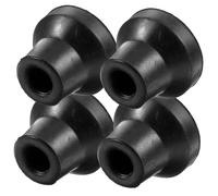 FOMIYES Ricambio Cuscinetti Piedi Bastone 4pezzi per Stampelle Antiscivolo Puntali in Gomma Accessori Resistenti per Uso Ortopedico e Passeggio