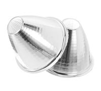 FOMIYES Riflettori Luce LED 2 Pezzi Kit Accessori Torcia per Illuminazione Interna e Attività all'Aperto 45X32X12Mm Sostituzione Paralume Faretto Antiriflesso