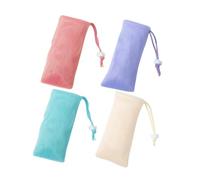 FOMIYES Robusto Sacchetto di Sapone in Rete per Sapone Esfoliante con Chiusura a Coulisse Rete per Sapone da Viaggio