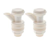 FOMIYES Rubinetto a Pulsante per Distributore D’acqua in Plastica Pp Alimentare, Set 2 Pezzi, Beccuccio Ricambio per Refrigeratore D’acqua, Compatto e Facile da Installare per Uso