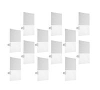 FOMIYES Sacchetti Deumidificatori per Armadio 12 Pezzi in Plastico Bianco Assorbimento Umidità Salvaspazio e Prevenzione Odori per Bagno e Camera da Letto
