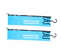 FOMIYES Sacchetti Porta Parrucche con Gancio 2 Pezzi in Pvc Impermeabili, Organizer per Extension e Parrucche con Ampio Spazio, Protezione Antipolvere per Conservazione e Trasporto Chioma