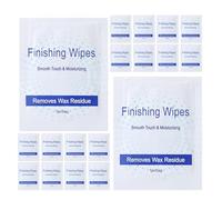 FOMIYES Salviette Post-Ceretta Trasparenti 40 Pezzi Tamponi Detergenti per la Pelle Rimozione Residui Cera Salviette da Viaggio per Cura Corpo Dopo Depilazione Delicate e Sicure per