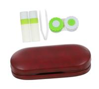 FOMIYES Scatola Per Occhiali Portatile e Comoda Custodia Per Lenti e Accessori Doppio Lato Design Due Per Viaggi e Uso Domestico