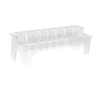 FOMIYES Scatola Pettini Tagliacapelli Trasparente Organizer Limit Comb per Pettini Clipper Contenitore Resistente e per Salone e Domestico