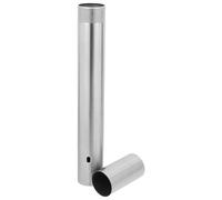 FOMIYES Scatola Portadocumenti Cilindrica in Metallo per Diplomi e Certificati, Tubo Portatile Coperchio per Documenti di Identità e Ricordi, per Archiviazione e Display in Ufficio