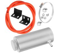 FOMIYES Serbatoio del Radiatore in Alluminio 800 Ml per Auto Serbatoio del Liquido di Raffreddamento Tappo Sigillato Kit Accessori Auto per Guida a Lunga Distanza