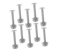 FOMIYES Set 10 Pezzi Viti e Dadi in Ferro Zincato per Biliardino, Accessori di Fissaggio per Calcio Balilla da Tavolo, Ricambi per Giocatori, Montaggio Semplice e Durevole per Partite