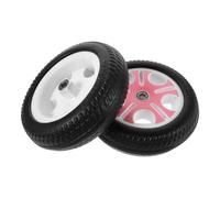 FOMIYES Set 2 Pezzi Ruote Posteriori per Triciclo Bambini, Accessori di Ricambio Compatibili, Ruote per Girelli Resistenti e Facili da Montare per Biciclette Primi Passi