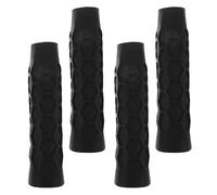 FOMIYES Set 4 Pezzi Impugnature in Silicone Antiscivolo per Racchetta da Pickleball, Manicotti Protettivi a Nido D’Ape Ammortizzati per Presa Sicura, Accessori Sportivi per Tennis,