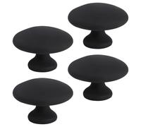 FOMIYES Set 4 Pezzi Strumenti Gua Sha in Pietra Nera Compatti e Portatili per Massaggi Viso, Relax a Casa e On-the-go, per Tutta la Famiglia
