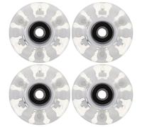 FOMIYES Set 4 Ruote Luminose per Pattini a Rotelle da Interno e Esterno Ruote da Skate in PU Resistenti All’Usura Luci LED Accessori per Pattinaggio su Strada e Rampe per Principianti e