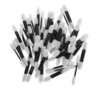 FOMIYES Set 50 Pezzi Applicatori per Ombretti Usa e Getta Doppia Testa in Spugna Bianca, Superficie Liscia e Design Rotondo per Trucco Quotidiano e Viaggio