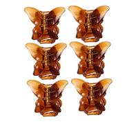 FOMIYES Set 6 Pezzi Mollette Chioma Farfalla in Plastica con Presa Forte e Design Leggero, Accessori Chioma Donna per Uso Quotidiano come Confezione Regalo