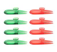 FOMIYES Set 8 Pezzi Forchetta da Golf in Plastica Verde e Rossa Strumento Compatto per Riparazione Zolle e Marcatore Palline Accessori Manutenzione Campo da Golf Portatili per