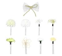 FOMIYES Set 9 Pezzi Copricapo Kimono a Forma di Fiore Accessori per Chioma Femminili Leggeri e Resistenti Ornamento Decorativo per Ragazza per Matrimoni Festival e Uso Quotidiano