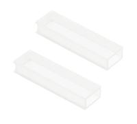 FOMIYES Set da 2 Cuvette in Vetro da 5 MM per Analisi Spettrofotometriche Strumento per Campioni da Laboratorio Trasparenza Elevata Adatto per Analisi Comparativa e Studi Spettroscopici