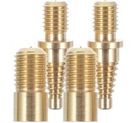 FOMIYES Set da 2 Viti di Prolunga in Rame per Stecche da Biliardo Viti per Giunti Resistenti per Riparazione e Accessori per Aste di Prolunga Connessione Stabile per Gioco da Biliardo