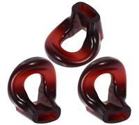 FOMIYES Set da 3 Bocchini per Flauto in Resina Resistente, Accessori per Flauto per Principianti, Ausilio al Soffio Portatile per Migliorare Tono la Pratica Musicale