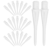 FOMIYES Set da 50 Punte di Ricambio Morbide in Plastica per Freccette Elettroniche Accessori Resistenti e Portatili Adatti a Tutte Le Freccette per Uso Sportivo e Ricreativo