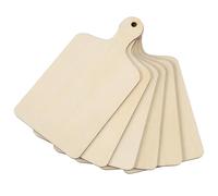 FOMIYES Set da 6 Mini Taglieri in Legno Fai da Te Manico Vassoi Vuoti per Decorazioni e Servizio Salumi Taglieri Resistenti per Uso Alimentare e Creativo
