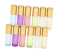 FOMIYES Set Di 12 Flaconi Roll-on Da 3 Ml Sottoconfezionati Portatili Vuoti Ricaricabili Con Chiusura Ermetica Per I Viaggi
