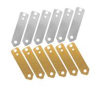 FOMIYES Set di 12 Strisce Elettrodi in Rame e Zinco per Esperimenti Scientifici Kit per Energia Batteria Frutta Materiali di Assemblaggio Precisi per Uso Didattico e Progetti Galvanici