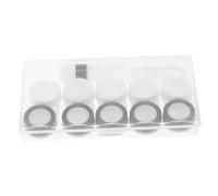 FOMIYES Set Di Custodie Per Lenti Ecologiche 5 Pezzi Di Supporto Per Lenti in Plastica Con Clip Scatola Di Immagazzinaggio Compatta Ideale Per Lavoro Scuola Viaggi
