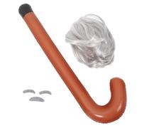 FOMIYES Set Di Parrucche Per Cosplay Parrucca Da Vecchio Professore Barba E Sopracciglia Per Costumi Di Halloween