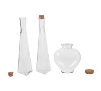 FOMIYES Set Di Sabbia Di Unità 3 Pezzi Kit Per Cerimonia Della Sabbia Per Matrimoni Torre Trasparente E Vaso A Forma Di Cuore Con Coperchio Vasetti Decorativi In Bottiglia Alla