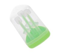 FOMIYES Set Spazzolini da Denti per Ragazzo Ragazza in Silicone 3 Pezzi Puliscilingua Morbido Supporto Igiene Orale Ragazzo Primi Dentini Pulizia Gengive