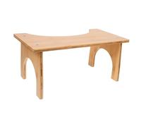 FOMIYES Sgabello Da Toilette in Legno Vasino Tozzo Sgabello Per Wc Sopra La Sedia Del Water Sgabello Da Bagno Portatile Panca Wc Toilette Da Viaggio Sgabello Piedi Wc Di Legno Khaki