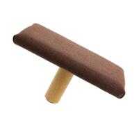 FOMIYES Sgabello in Legno Ergonomico con Cuscino Morbido Sedia Portatile per Meditazione e Preghiera Supporto per Stabilità e Postura Naturale Design a Gamba Singola Misura Media