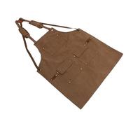 FOMIYES Shop Apron Grembiule Cinghie Gridante Apron Di Utensili Di Catura Light Brown