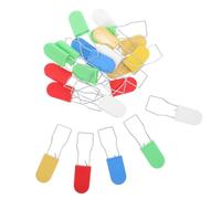 FOMIYES Sigilli di Sicurezza in Plastica Filo, 50 Pezzi, Antimanomissione | Pp e Metallo, Installazione senza Attrezzi, Tracciabilità Migliorata, Colori Assortiti per Logistica e Campioni