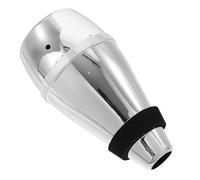 FOMIYES Sordina per Tromba in Abs Argento, Silenziatore Leggero e Compatto, Accessorio per Pratica Musicale e Attenuazione del Suono, Facile da Installare e Trasportare