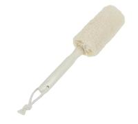 FOMIYES Spazzola per Pulizia Bottiglie con Manico Lungo Setola di Luffa Naturale Resistente Impugnatura Confortevole Adatta per Bicchieri in Vetro Biberon Vasi e Teiere Rimozione di